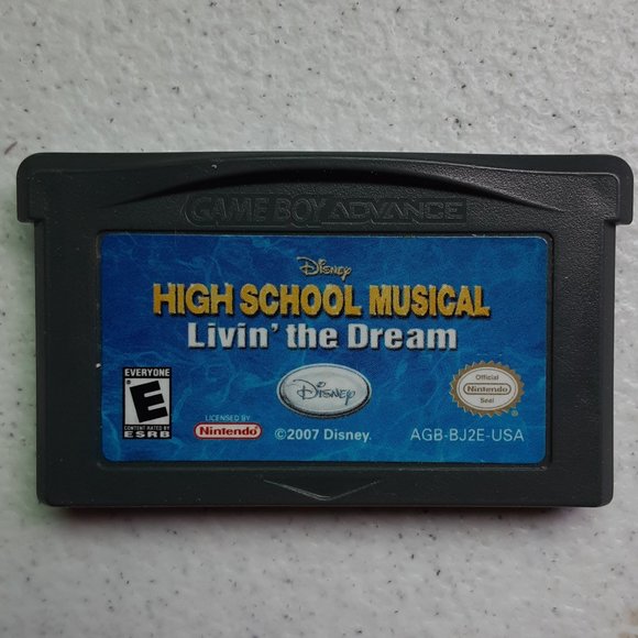 2007 Nintendo Game Boy Advance Disney High School Musical Livin' the Dream Video - Picture 1 of 1